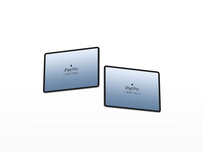 iPad Pro #002 Mockup in River Visual preview in River Visual