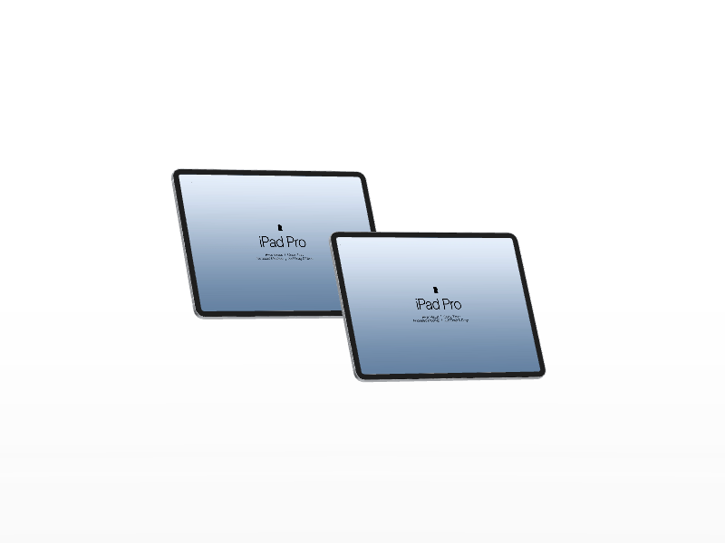 iPad Pro #003 Mockup in River Visual tablet mockup preview