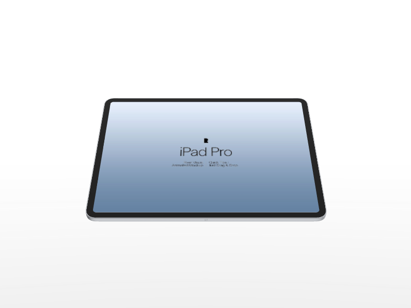 iPad Pro #004 Mockup in River Visual preview in River Visual