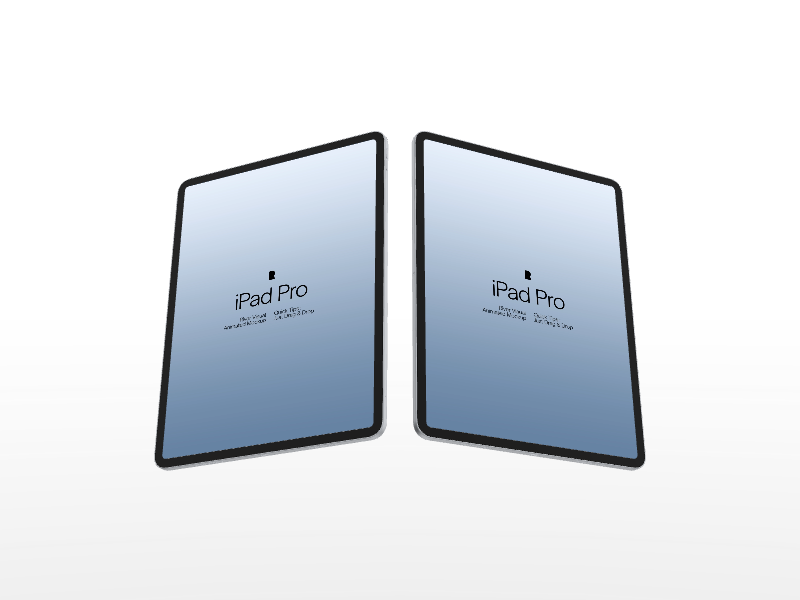iPad Pro #005 Mockup in River Visual preview in River Visual