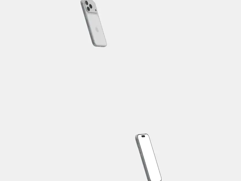 iPhone 17 Pro #004 Mockup in River Visual preview in River Visual