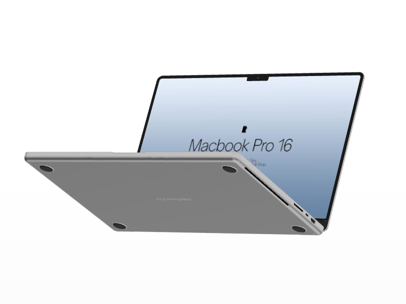 Macbook Pro 16 #003 Mockup in River Visual preview in River Visual