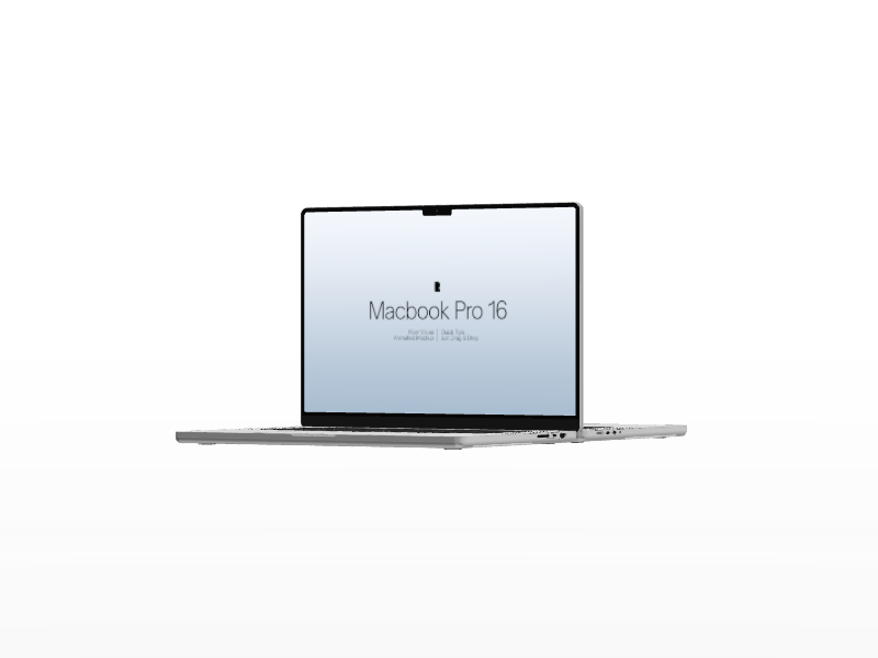 Macbook Pro 16 #004 Mockup in River Visual preview in River Visual