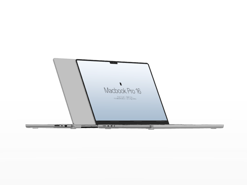 Macbook Pro 16 #005 Mockup in River Visual preview in River Visual