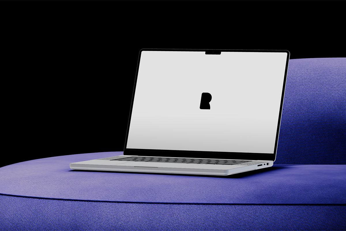 Macbook Pro 16 Vesco Mockup in River Visual preview in River Visual