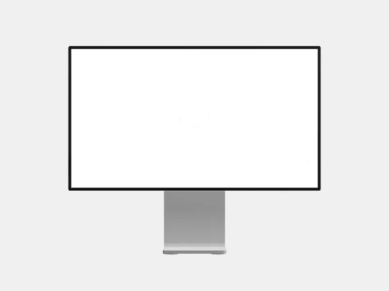 Pro Display XDR #001 Mockup in River Visual preview in River Visual