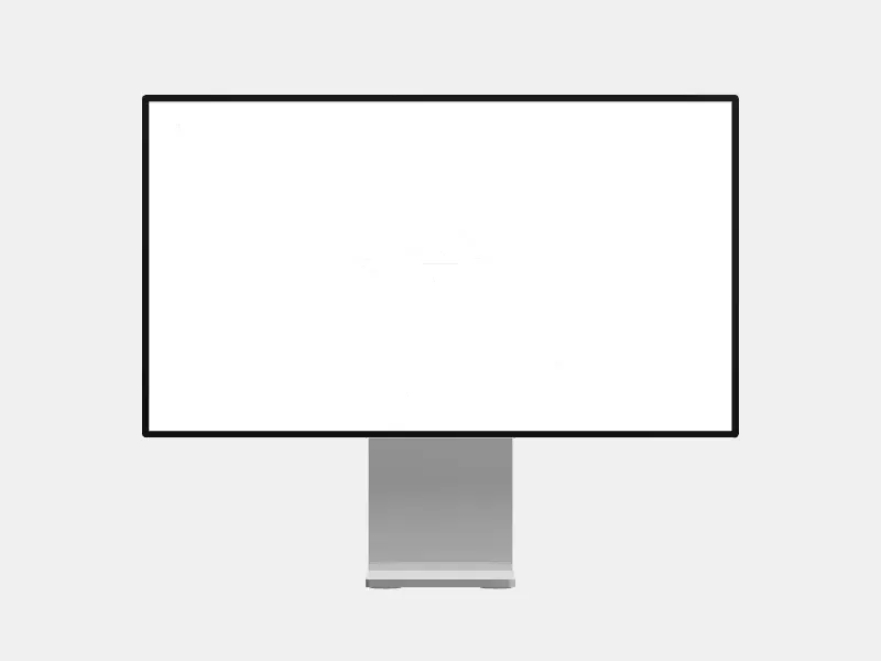 Pro Display XDR #010 Mockup in River Visual preview in River Visual